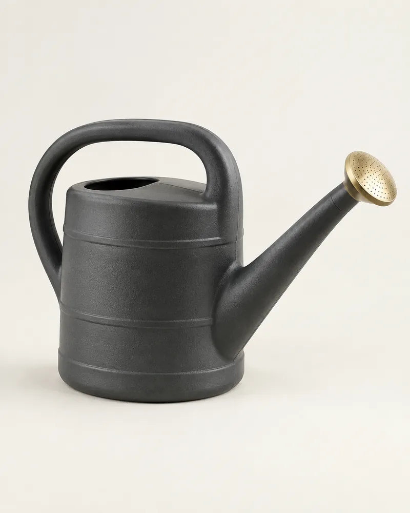Gießkanne 10 Liter – Ansicht mit Maßangaben und Materialdetails